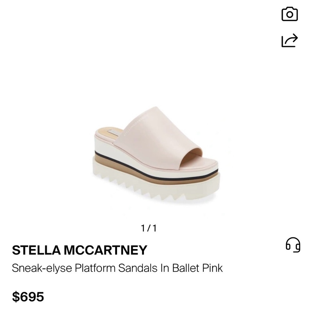 SNEAK-ELYSE PLATFORM SANDALS IN BALLET PINK EUC worn twice